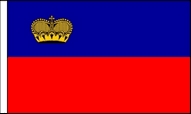 Liechtenstein Hand Waving Flags